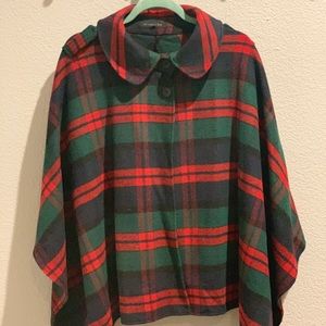 Small plaid Pancho!